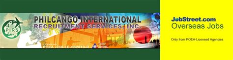 Working at Philcango International Recruitment Services.